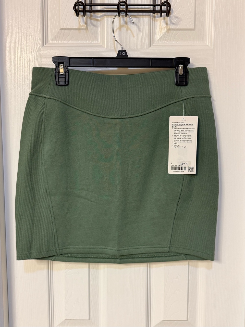 NWT Lululemon Scuba High Rise Mini Skirt